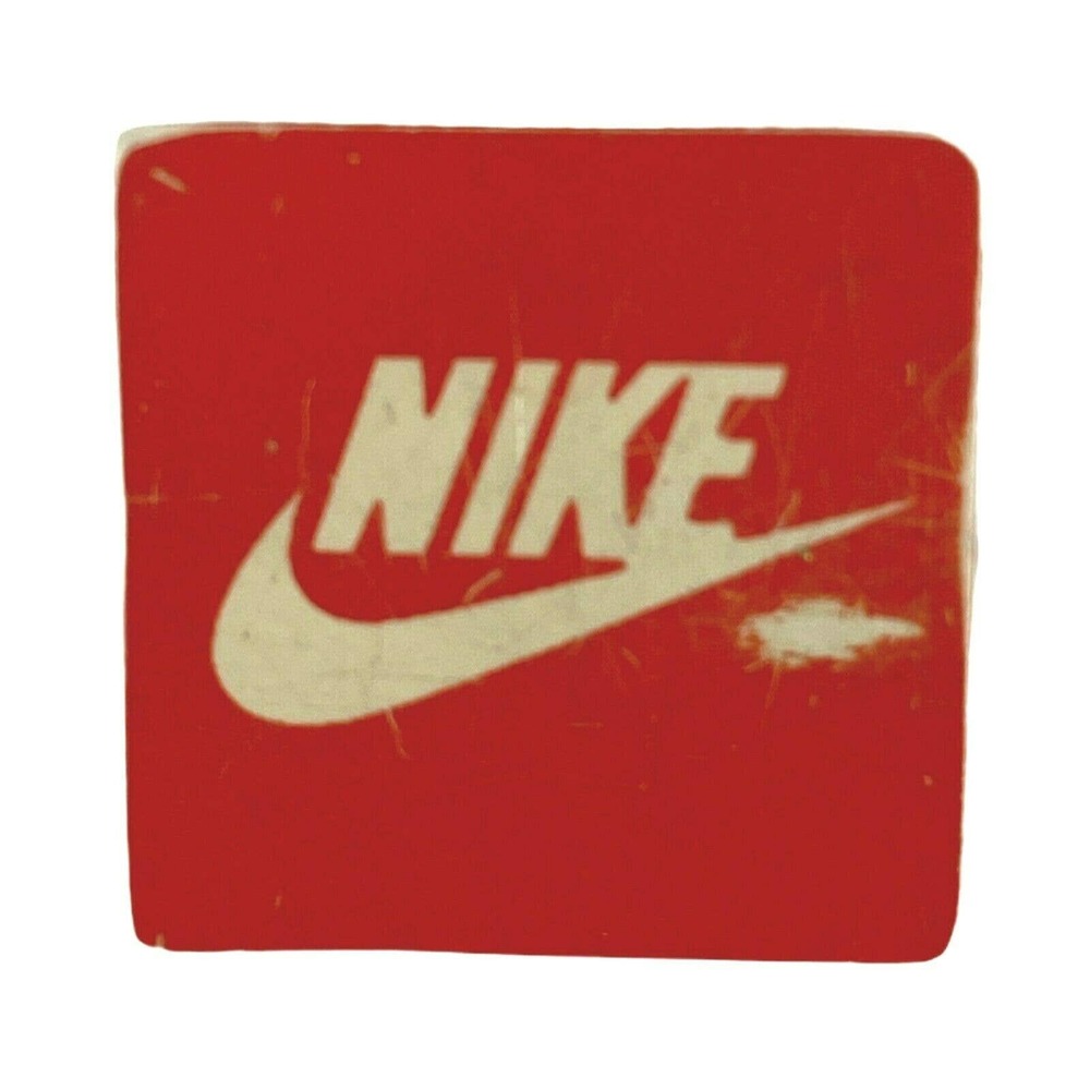 Vintage Nike Logo Pin Square Swoosh 1980s 1990s